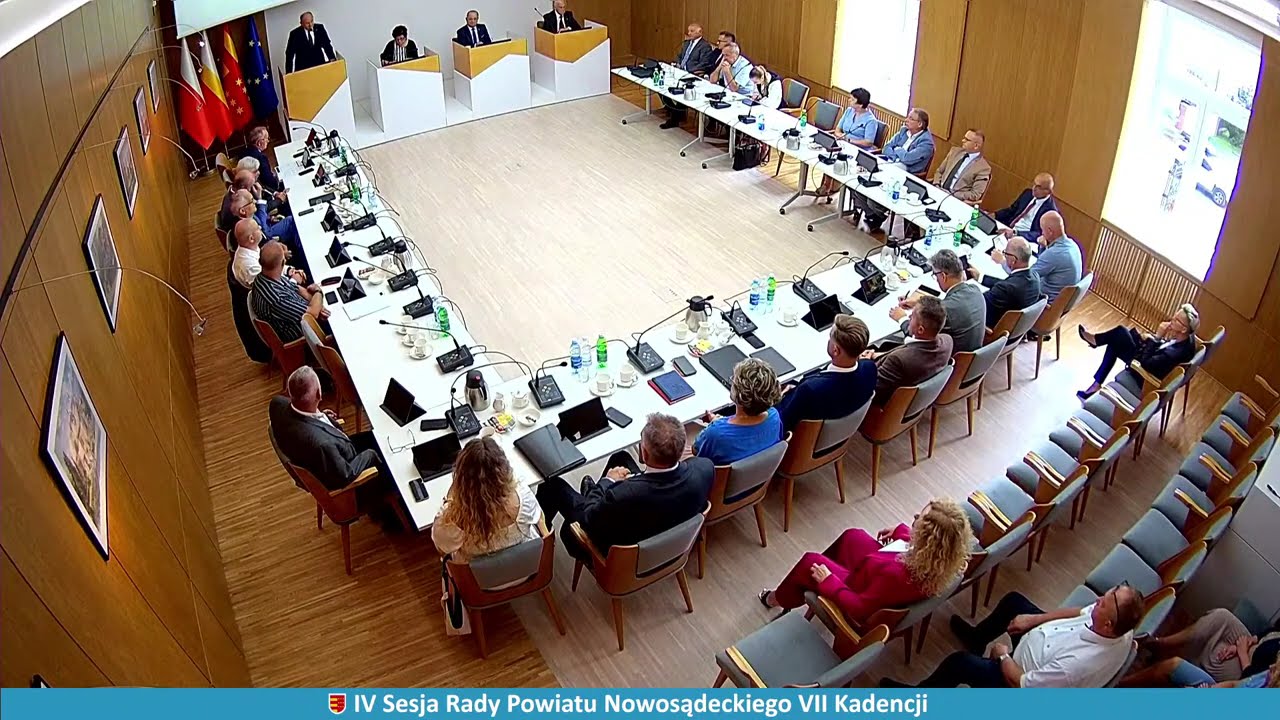 IV Sesja Rady Powiatu Nowosądeckiego VII kadencji, Nowy Sącz, 12 lipca 2024 r.
