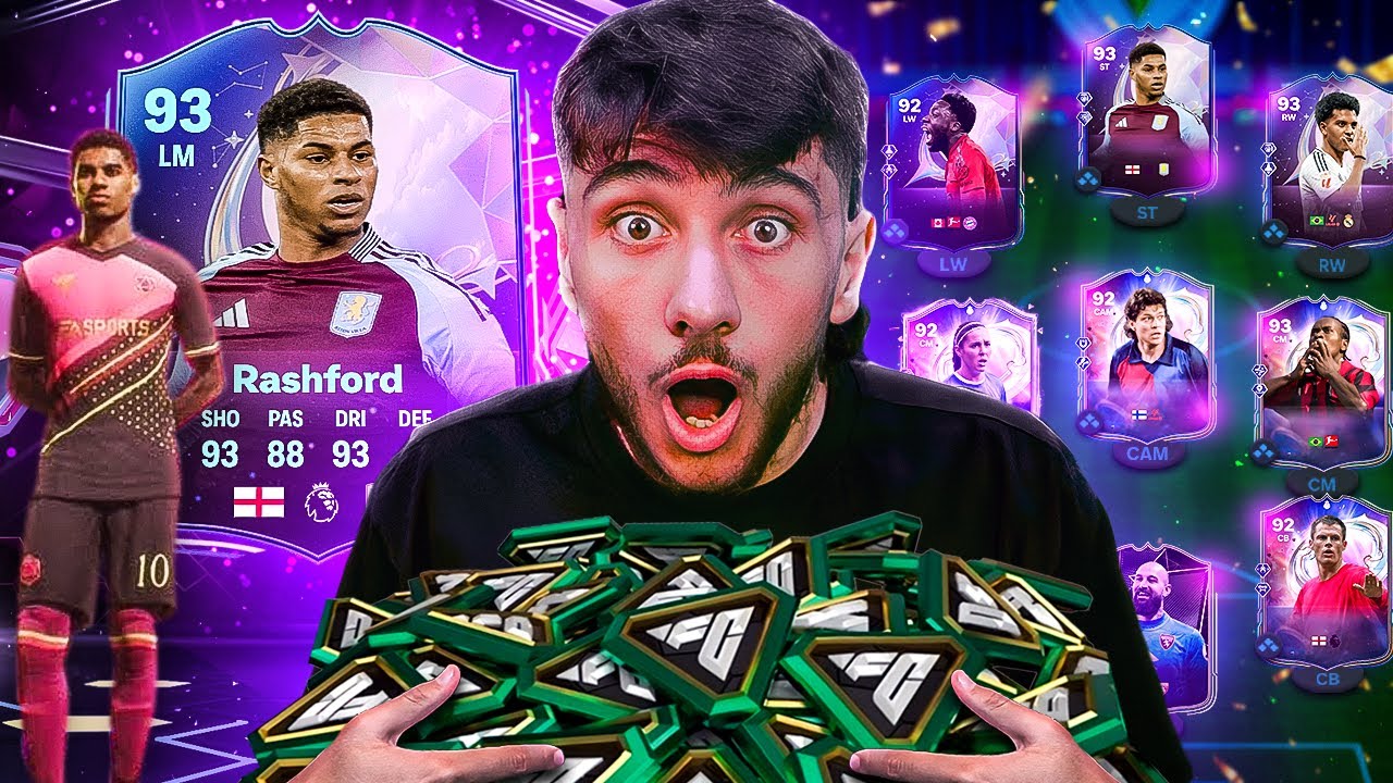 Я использовал Fantasy FC Rashford со 100 000 очков FC!