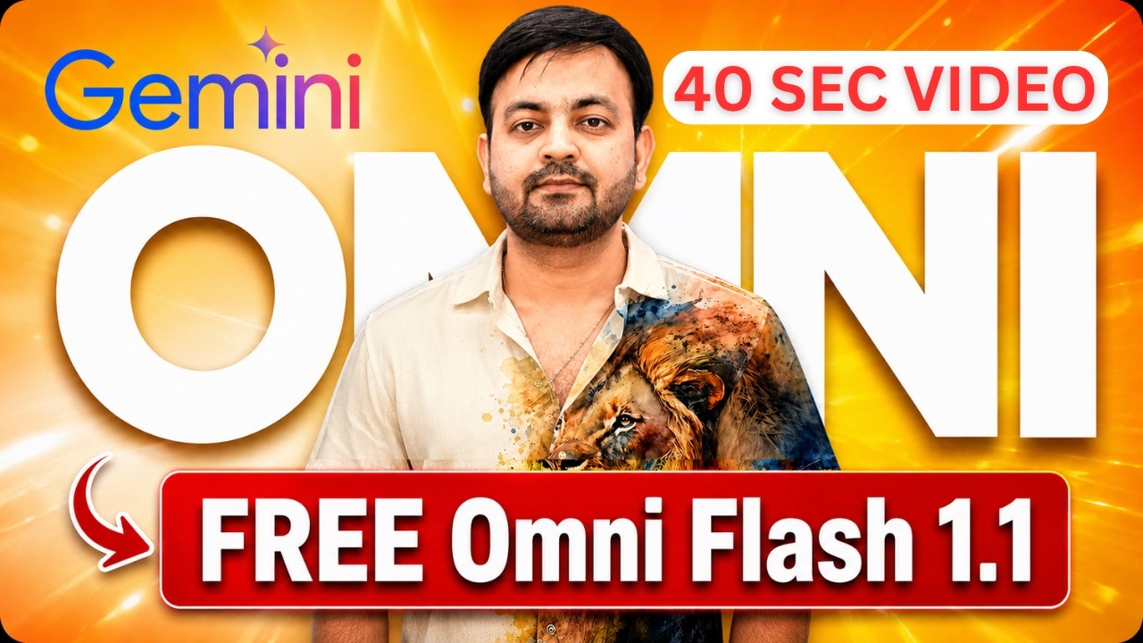 Google Omni Flash 1.1 New Update is FREE for All