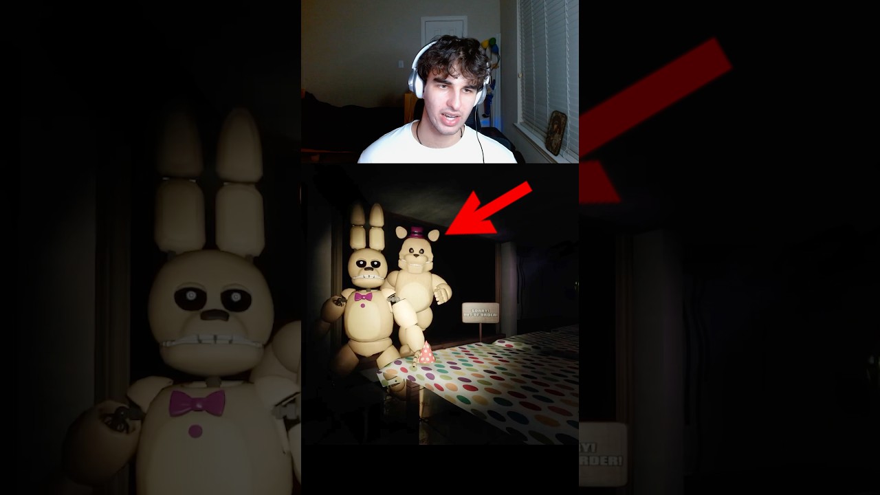 WHY IS FREDDY RUNNING 1000 MPH 😭😭😭 #fnaf #horror