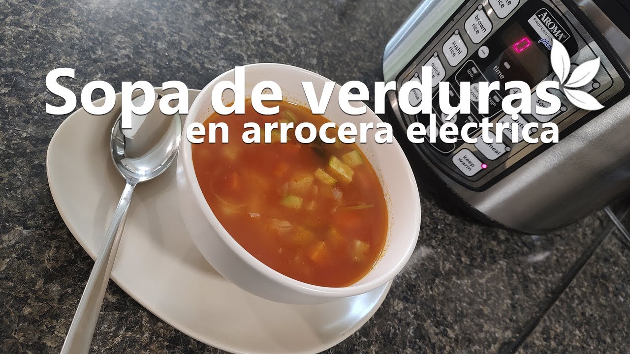 Sopa de verduras | En arrocera eléctrica