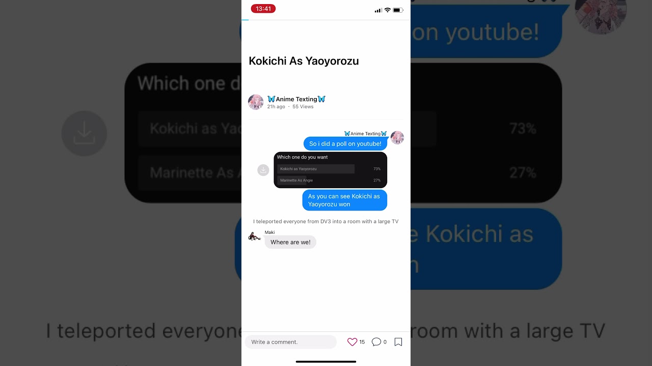Kokichi As Yaoyorozu