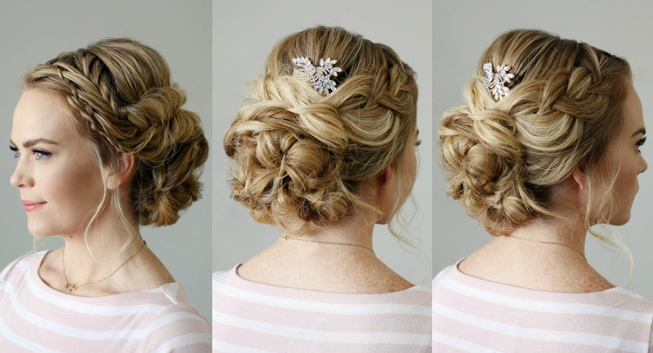 Fishtail Braid Embellished Updo | Missy Sue