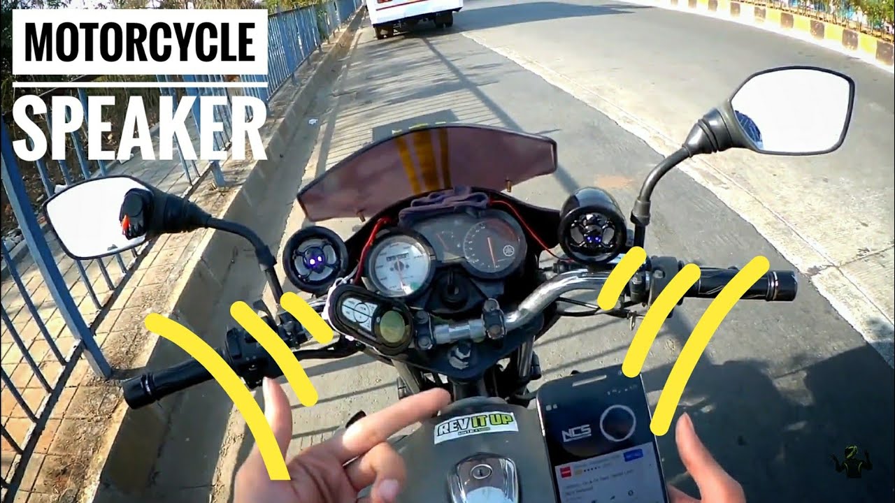 Motorcycle Bluetooth Speaker | Radio | MP3 Player with Charger Installation