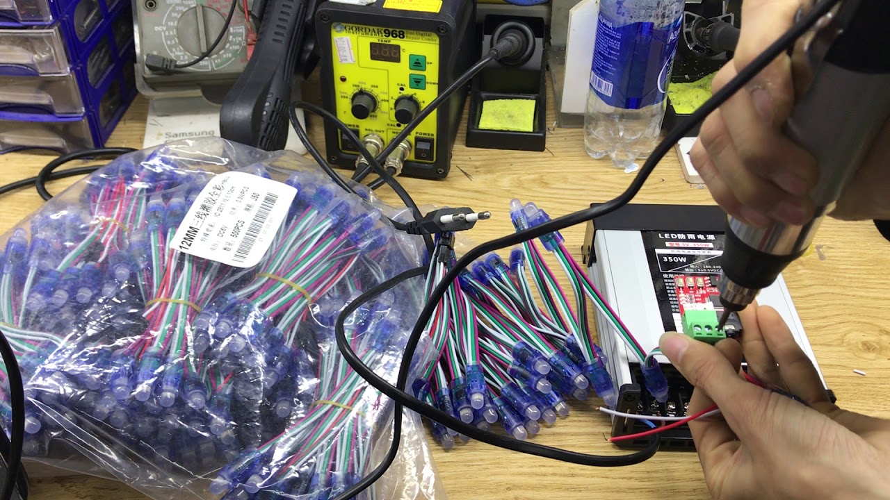 Hướng dẫn Mạch led pháo hoa minh khang Led Full IC 1903 - Phần 1