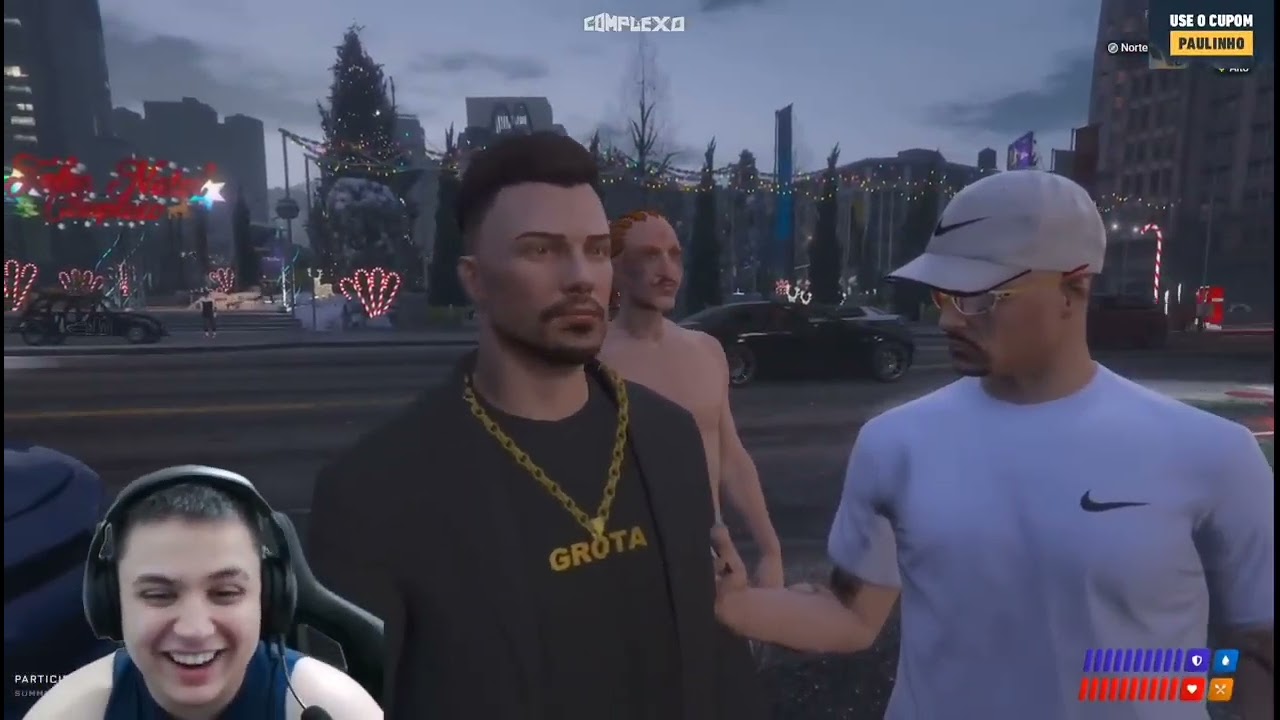 PAULINHO ENCONTROU O LUCAS GAGLIASSO NO GTA RP 😂😂😂😂😂😂😂 #paulinhooloko #luquet4
