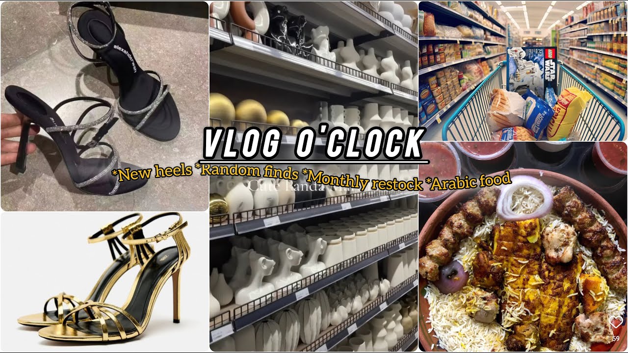 Where to Eat Arab Food in Style | Family Vlog | Restock Haul | New heels | Retail therapy #vlog