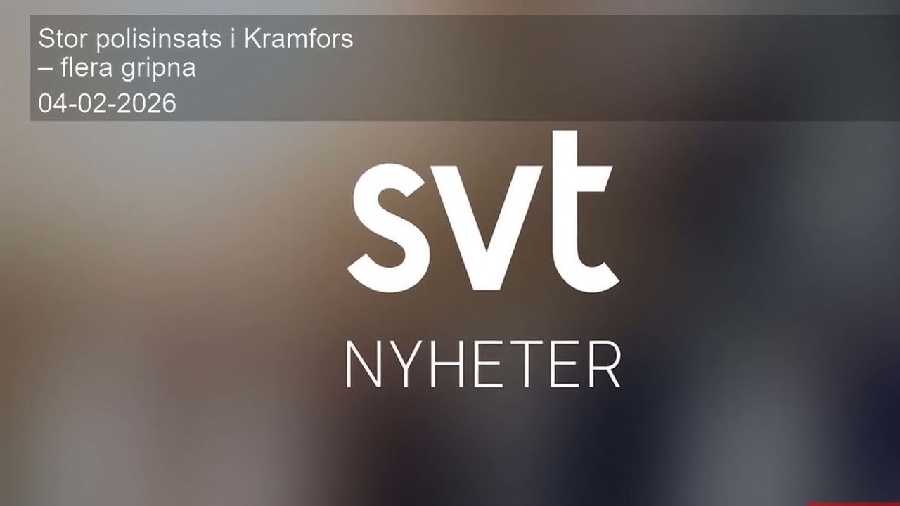 Stor polisinsats i Kramfors – flera gripna