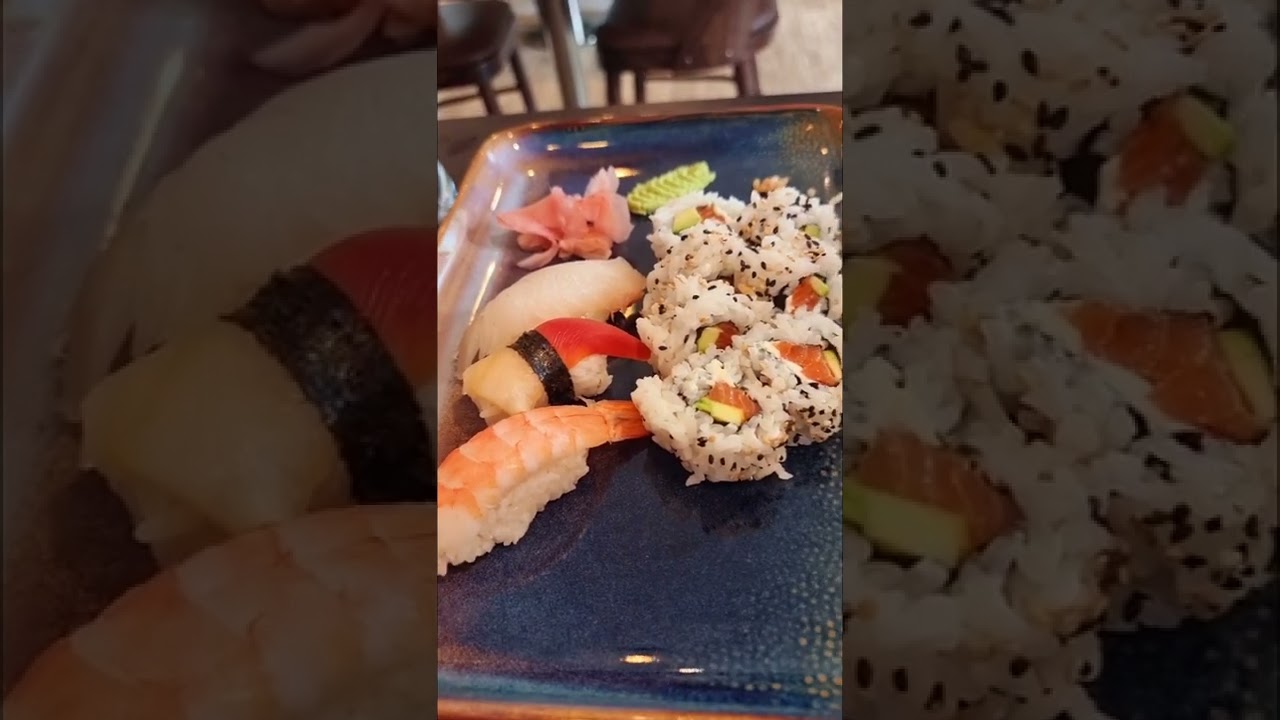 #Vlog119 Sushi~#shorts #sushi #lunch #jersey #holiday #restaurant #kyotorestobar #fish #healthy