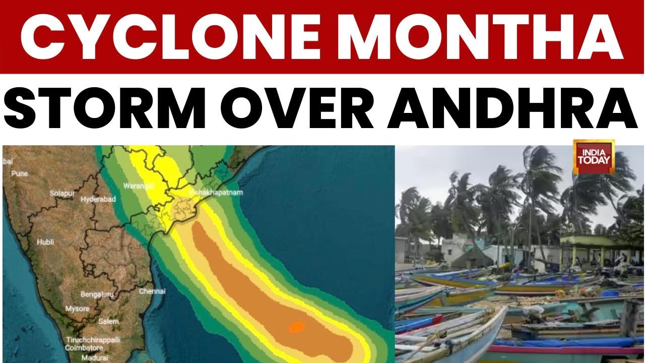 Cyclone Montha Fury: 120 Trains Cancelled, Andhra Pradesh Battered By Storm | India Today News