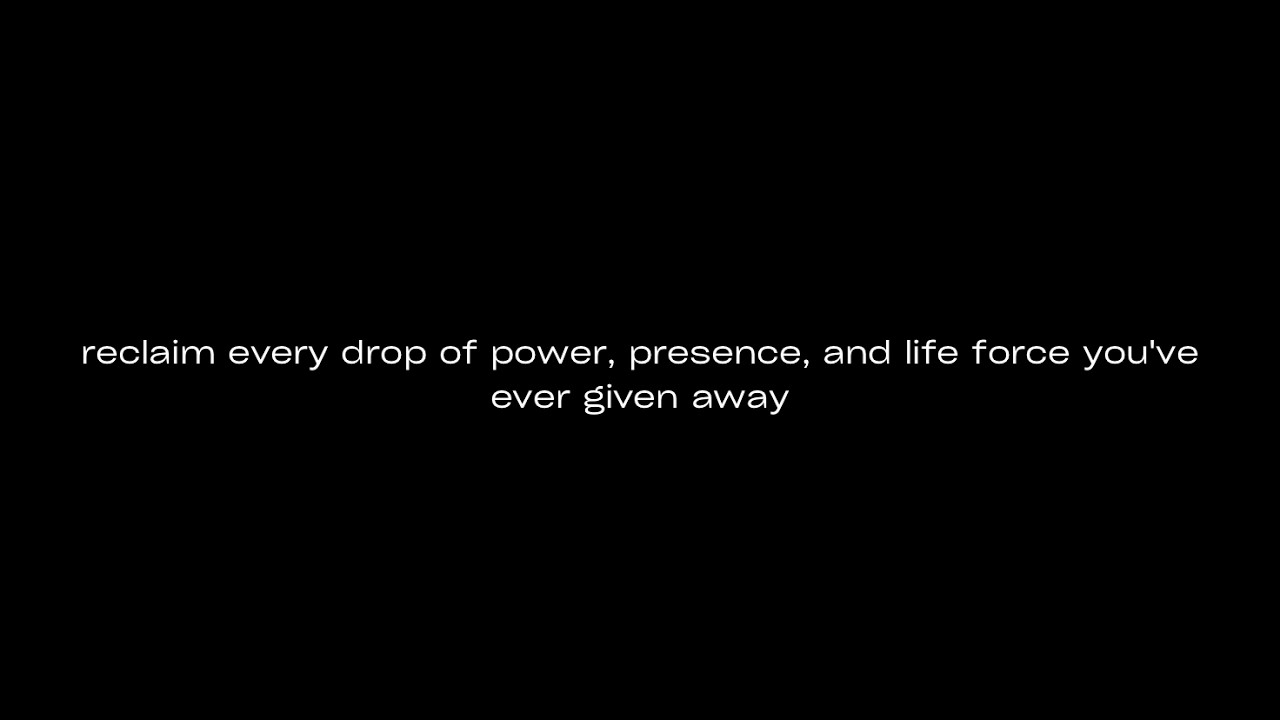 ULTIMATE & EXTREME ENERGY RECLAMATION (SUBLIMINAL)
