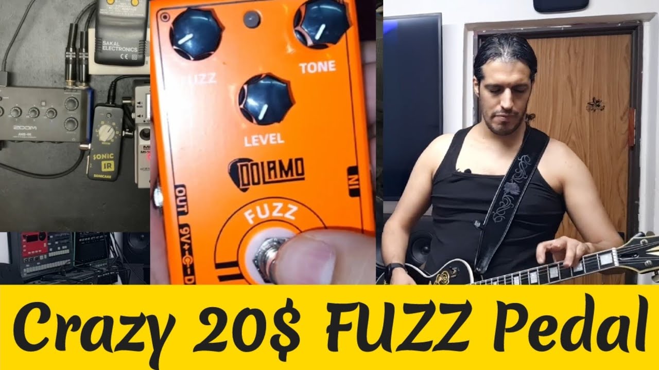 CRAZY 20$ FUZZ Pedal, Dolamo D-2 (How it sound and review)