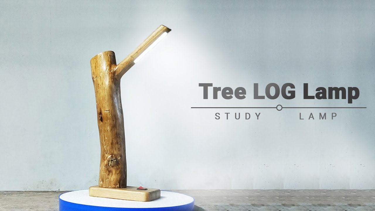 Tree Branch Lamp | Study Lamp | How to make a LED Desk Lamp