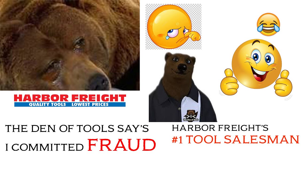 Медведь в ярости... Лучший продавец инструментов Harbor Freight
