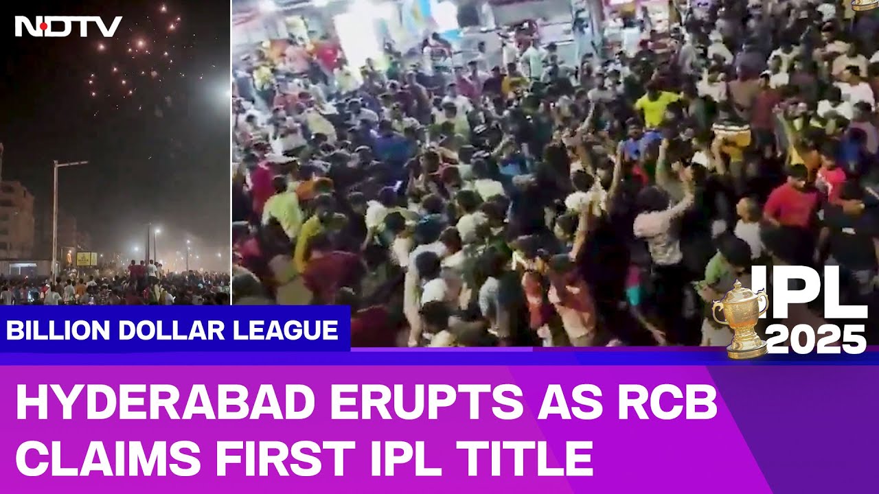 RCB Wins IPL | Hyderabad Erupts: RCB Fans Celebrate Historic IPL Win