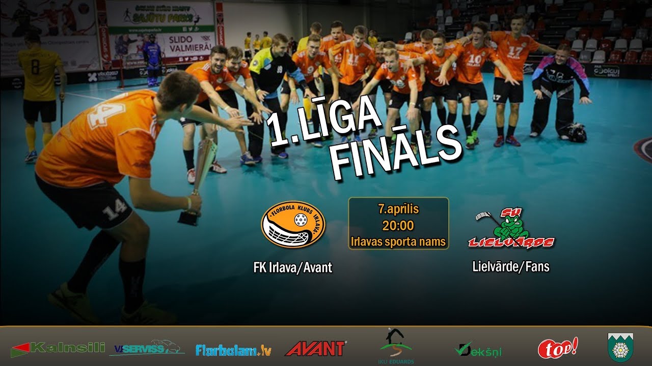 Highlights: Irlava/Avant - Lielvārde/Fans (florbols, 1.līga, fināls)