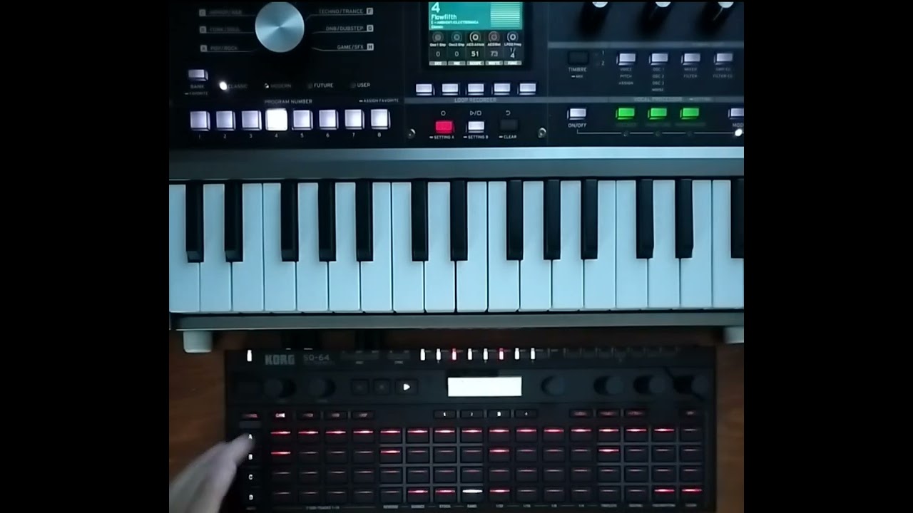 Korg SQ-64 /MicroKorg2 Jam