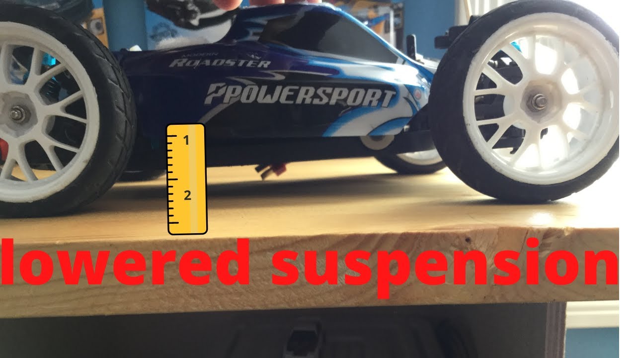 How To Lower Any RC CarS Suspension *Super Easy!* (under 50&cent;)