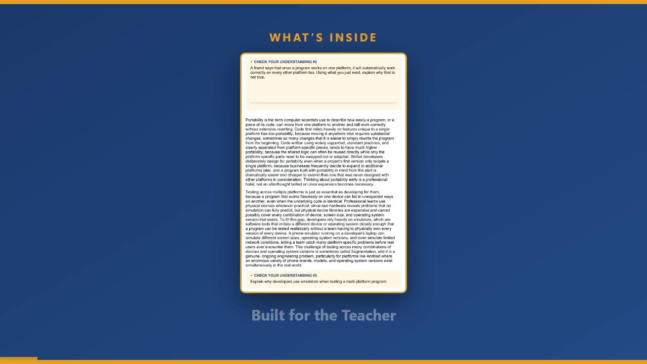High School CS: Multi-Platform Development &mdash; L2.AP.PD.03 | 3B-AP-19