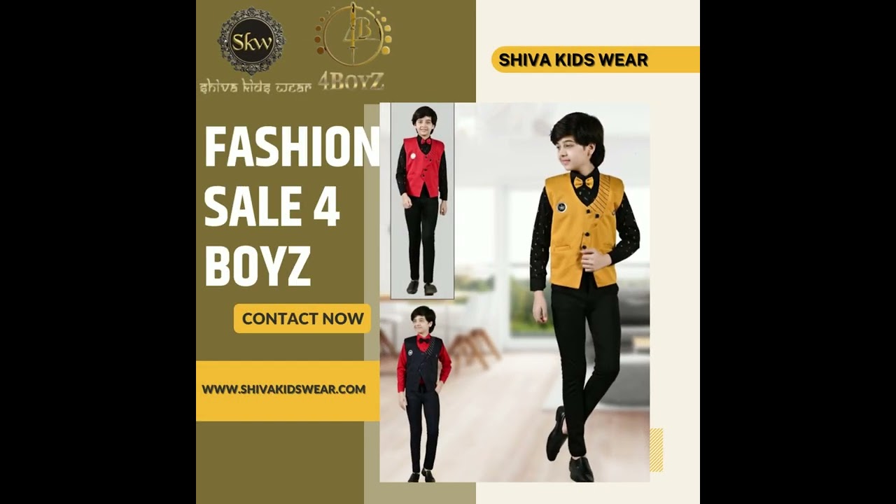 Baba Suit Kids wear 4 Boyz.