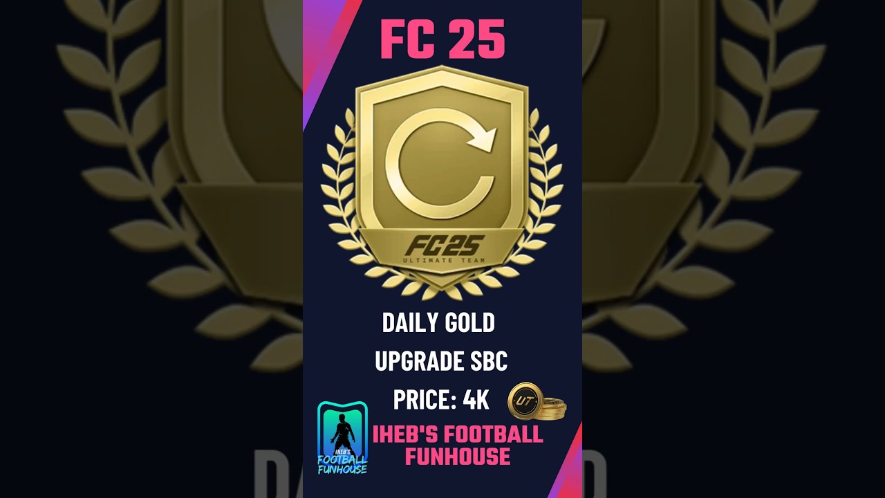 Daily Gold Upgrade SBC in FC 25! Cheapest Solutions Revealed! 💸⚡