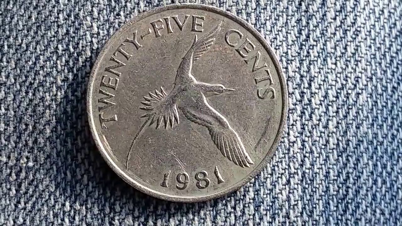 1981 25 CENTS ELIZABETH II 2ND PORTRAIT!!!