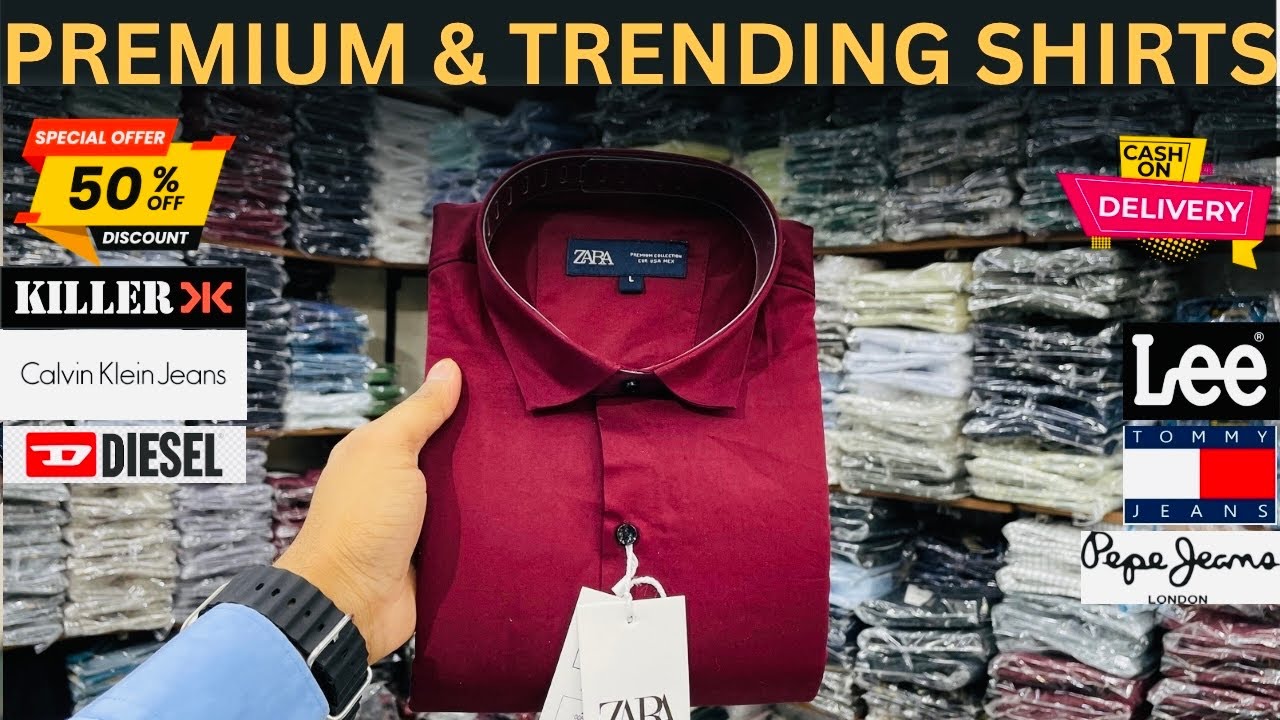 Branded Shirt wholesale market in Delhi | Shirts Manufacturer | Tank Road shirt Wholesale market￼
