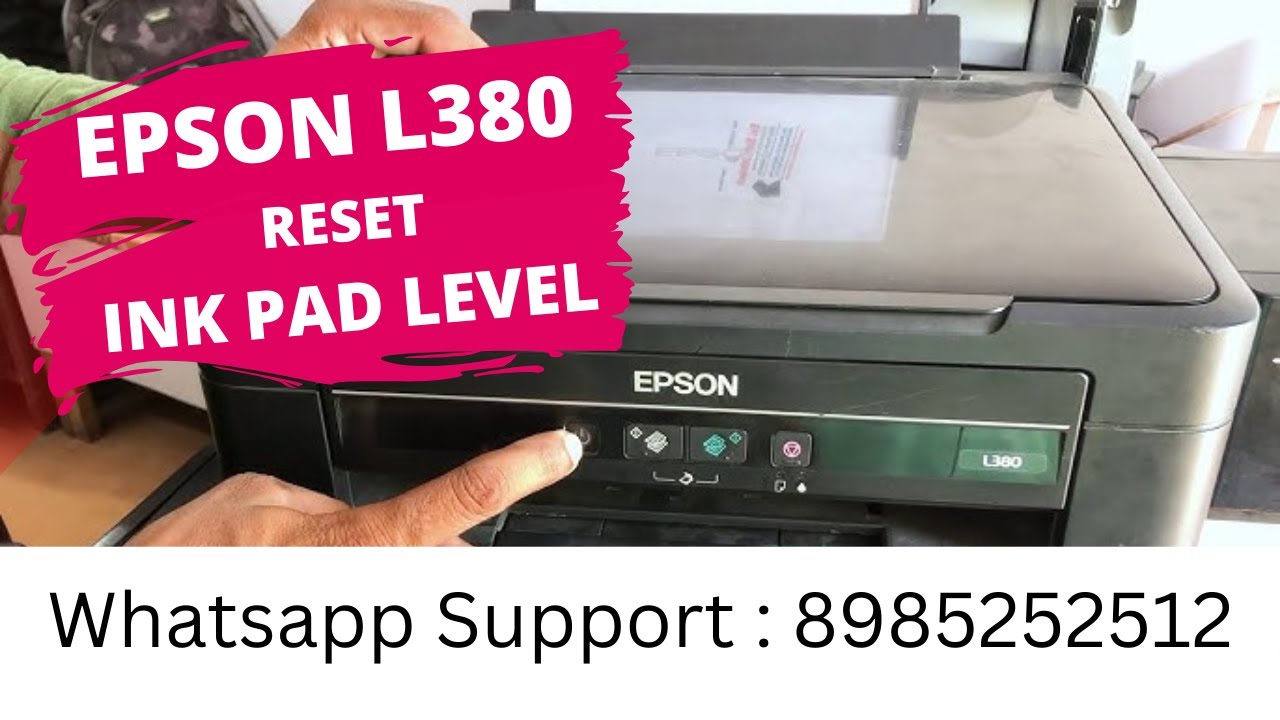 Epson L380 Resetter | Fix Red light Blinking & Service Required [100% Working]