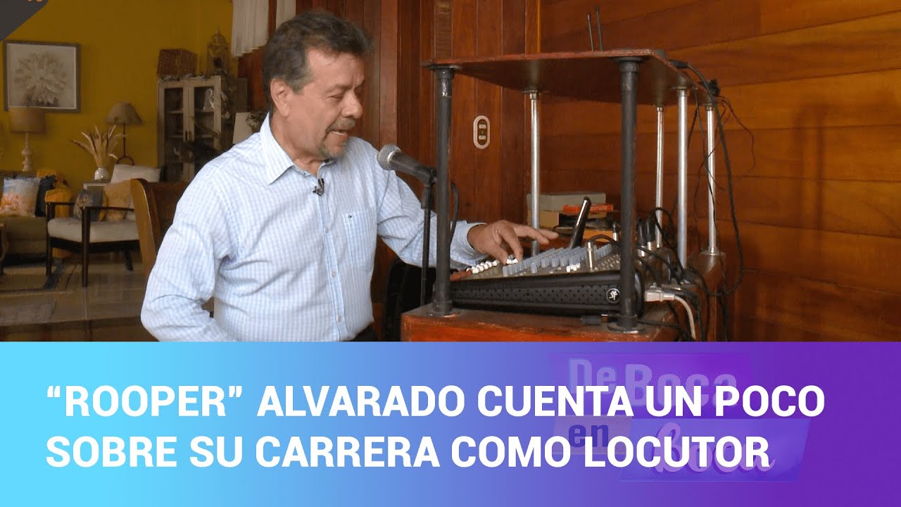 “Rooper” Alvarado cuenta un poco sobre su carrera como locutor
