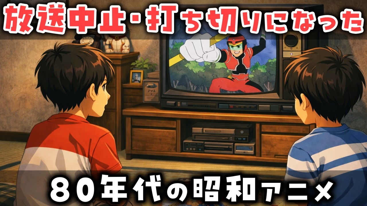 【ゆっくり解説】放送中止・打ち切りになった「80年代の昭和アニメ」13選