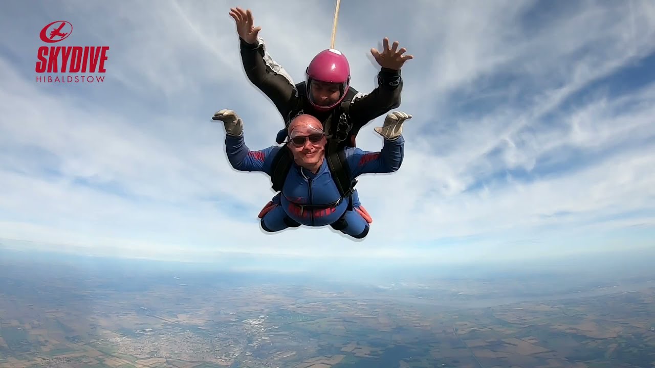 Adrian's Skydive for The Christies Charity