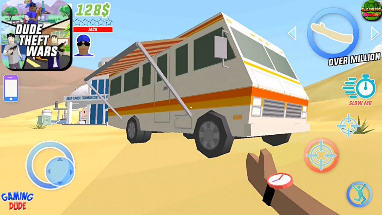 Dude Theft Wars: Open World Sandbox Simulator Update - New Camper Van Area | Android Gameplay HD