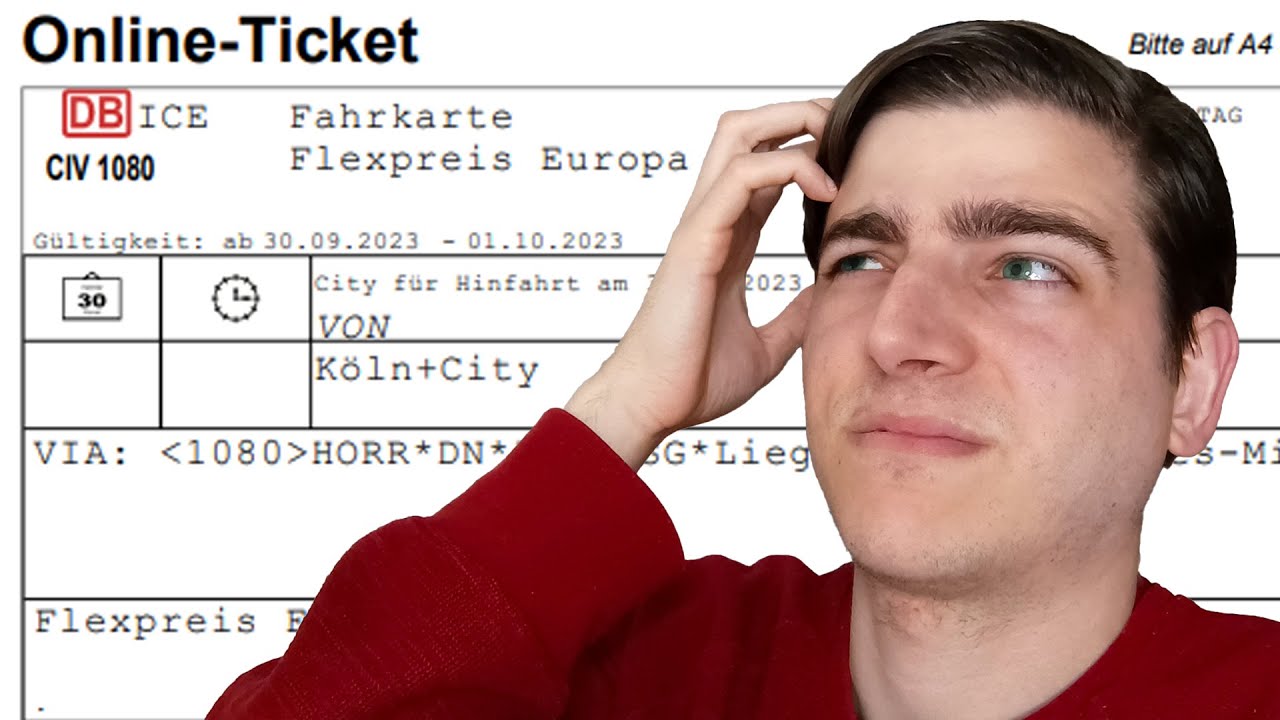 Cómo Leer (Y Entender) Un Ticket De Deutsche Bahn