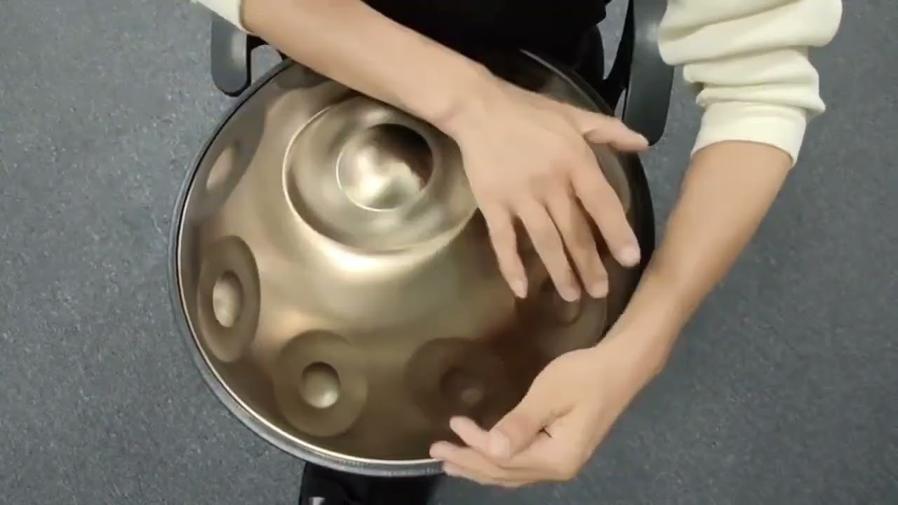 mini size-dazzle- D Kurd 9 notes, stainless steel handpan