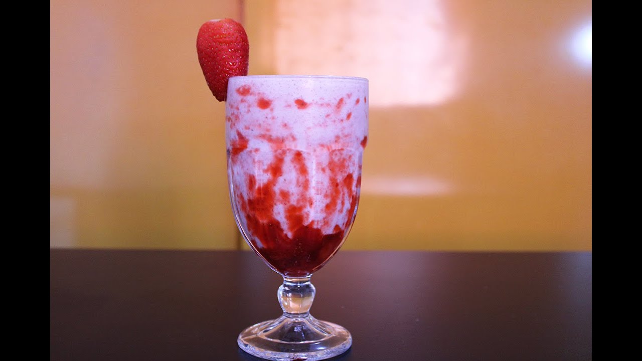 VITAMINA DE MORANGO / Milk-shake - Super cremoso