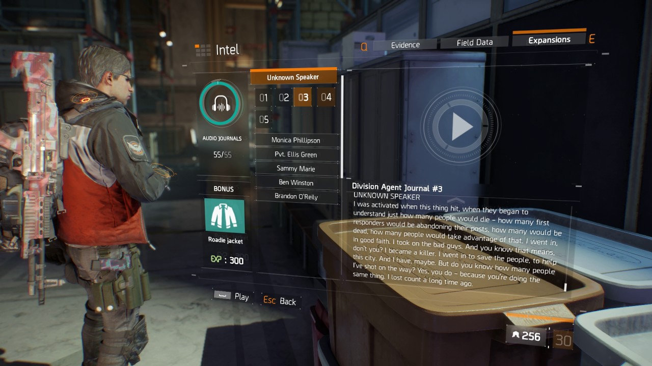 The Division - Underground - Audio Journals - Unknown Speaker (English Subtitle)