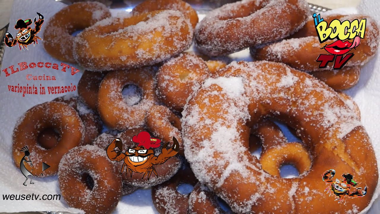 114 - Frati...un ci vole l'avvo'ati! (dolce di carnevale street food forma a ciambella buonissimo)