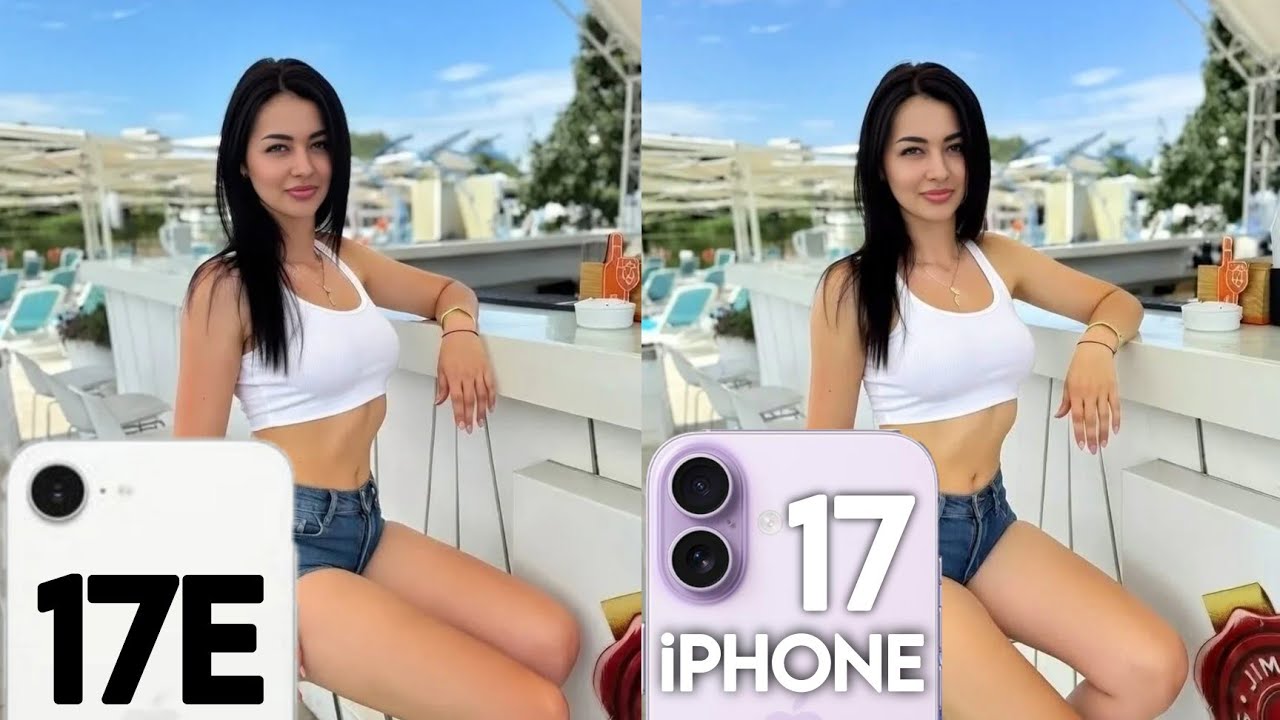 iPhone 17E VS iPhone 17 Camera Test Comparison 