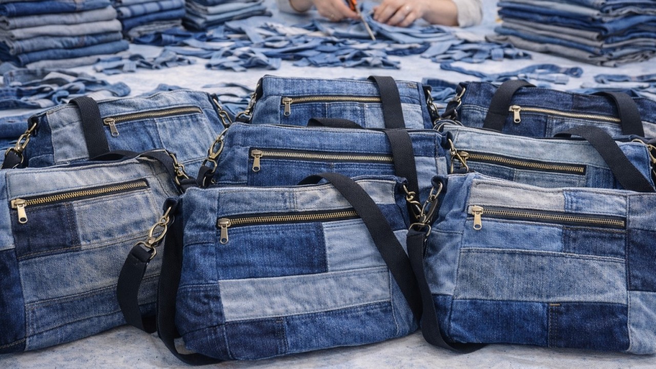 Ради этих сумок подруги стоят ко мне в очередь со старыми джинсами, а я только рада. Проще не бывает