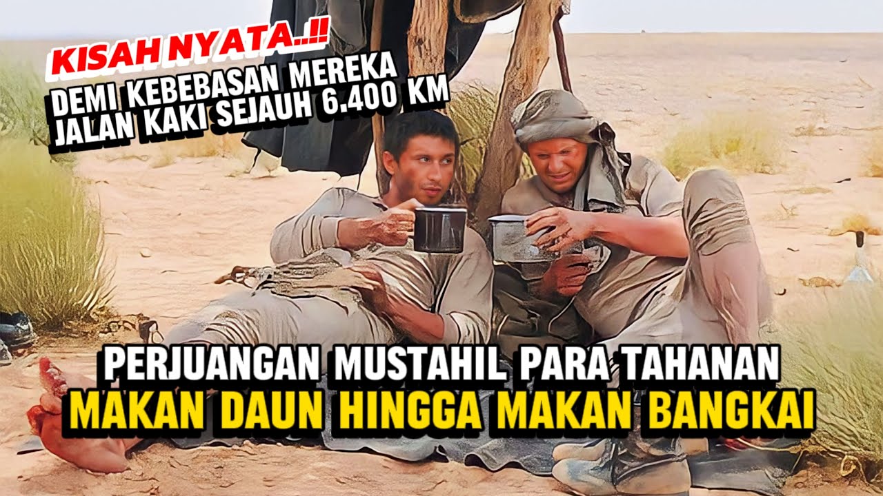 KISAH NYATA !! KABUR DARI PENJARA DAN HARUS BERJALAN SEJAUH 6.400 KM DEMI KEBEBASAN | CERITA FILM