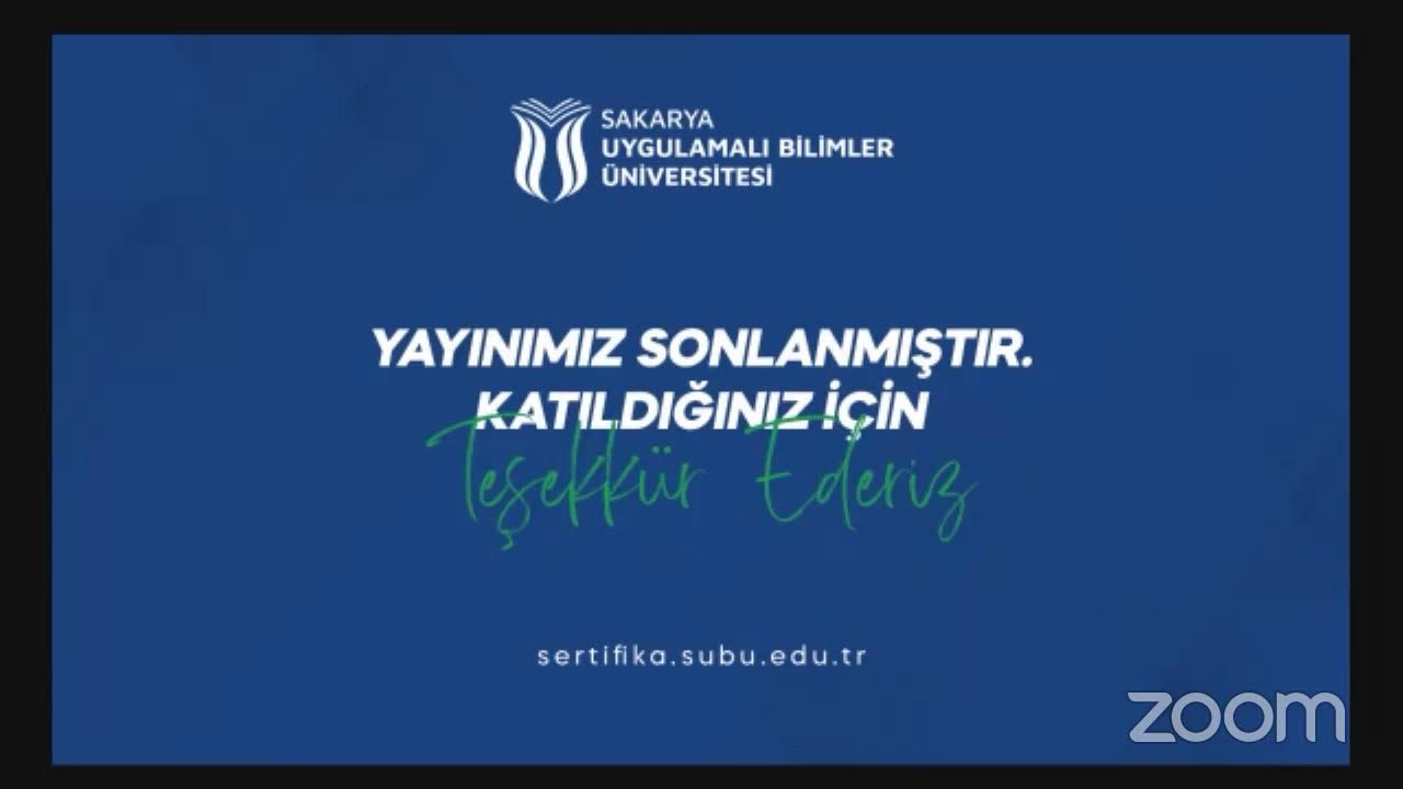 Yeşil Dönüşüm ve Temel Kavramlar Seminer programı