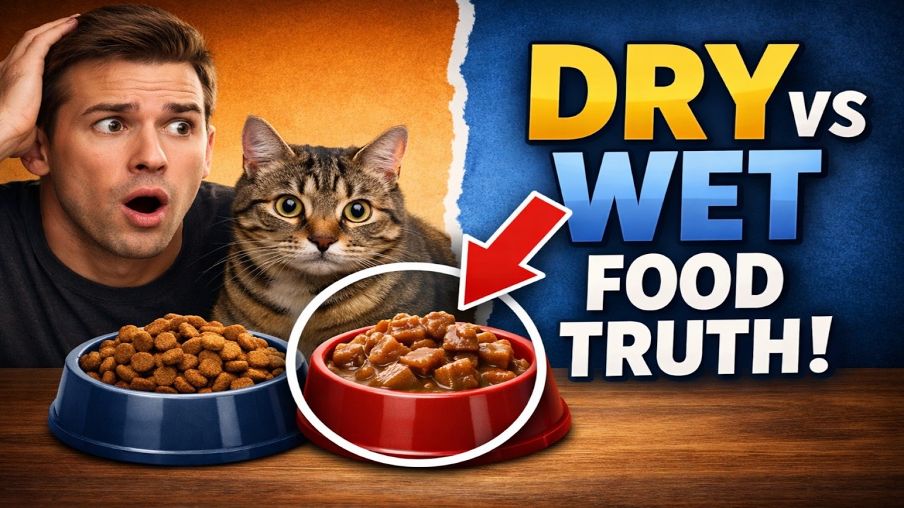 Are You SECRETLY Harming Your Cat? The Dry vs. Wet Food TRUTH 🙀