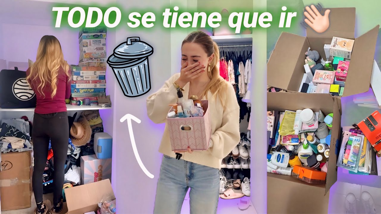 DEPURACIÓN TOTAL de todas mis cosas🥺🧹🗑️- Evelyn Rangel