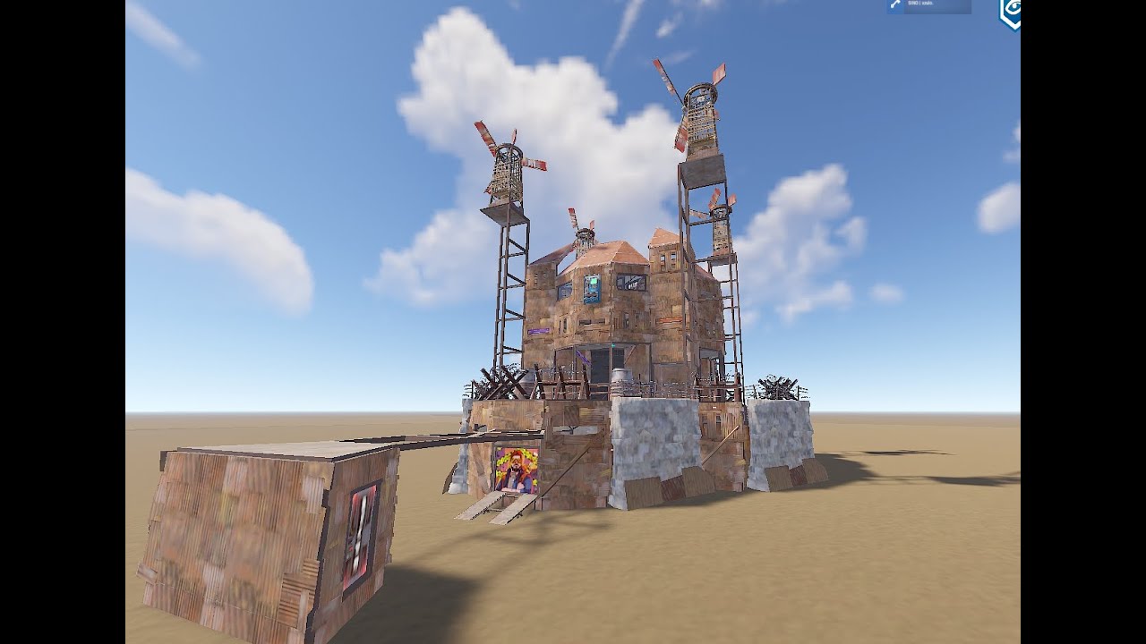 CLIFF V1 - THE BEST 4/5 MAN BASE DESIGN RUST 2024