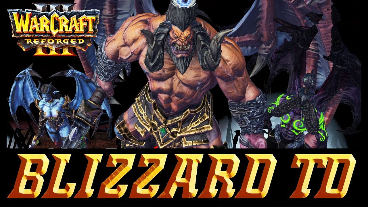 Warcraft 3 Reforged | BLIZZARD TD | All Levels Beautiful Models