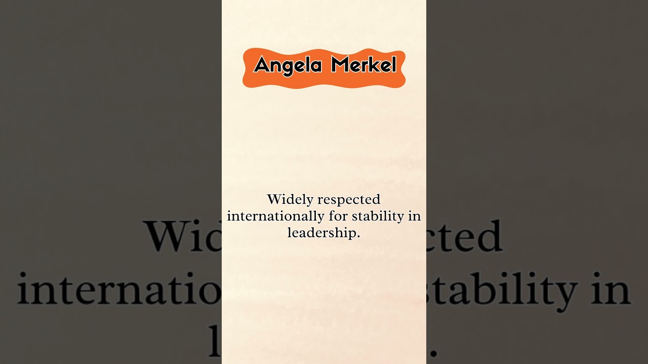 Mind-Blowing Facts About Angela Merkel That Will Amaze You! #AngelaMerkel #MerkelFacts #heartjourney