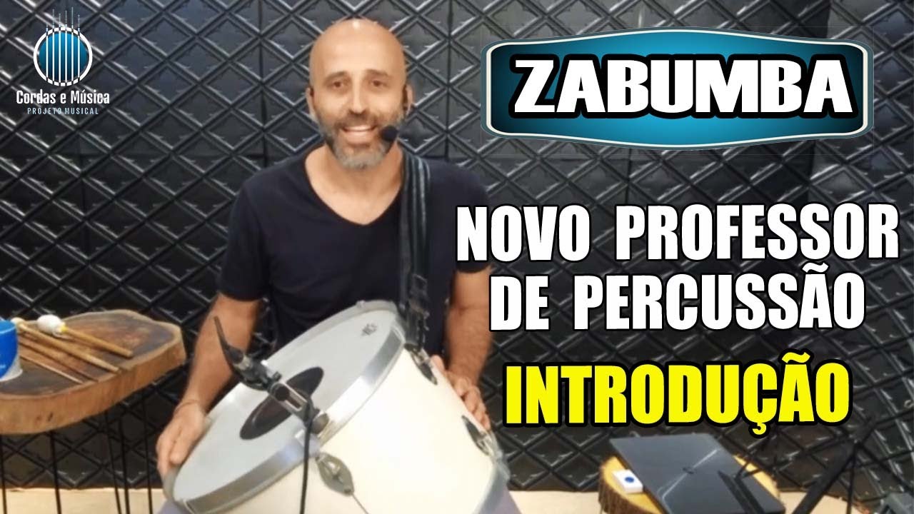 CONHECENDO A ZABUMBA - Novo Professor de Percussão ANDERSON MAIA