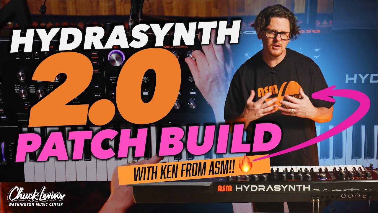 Hydrasynth 2.0 does what?!! Quick Patch build with Ken from ASM