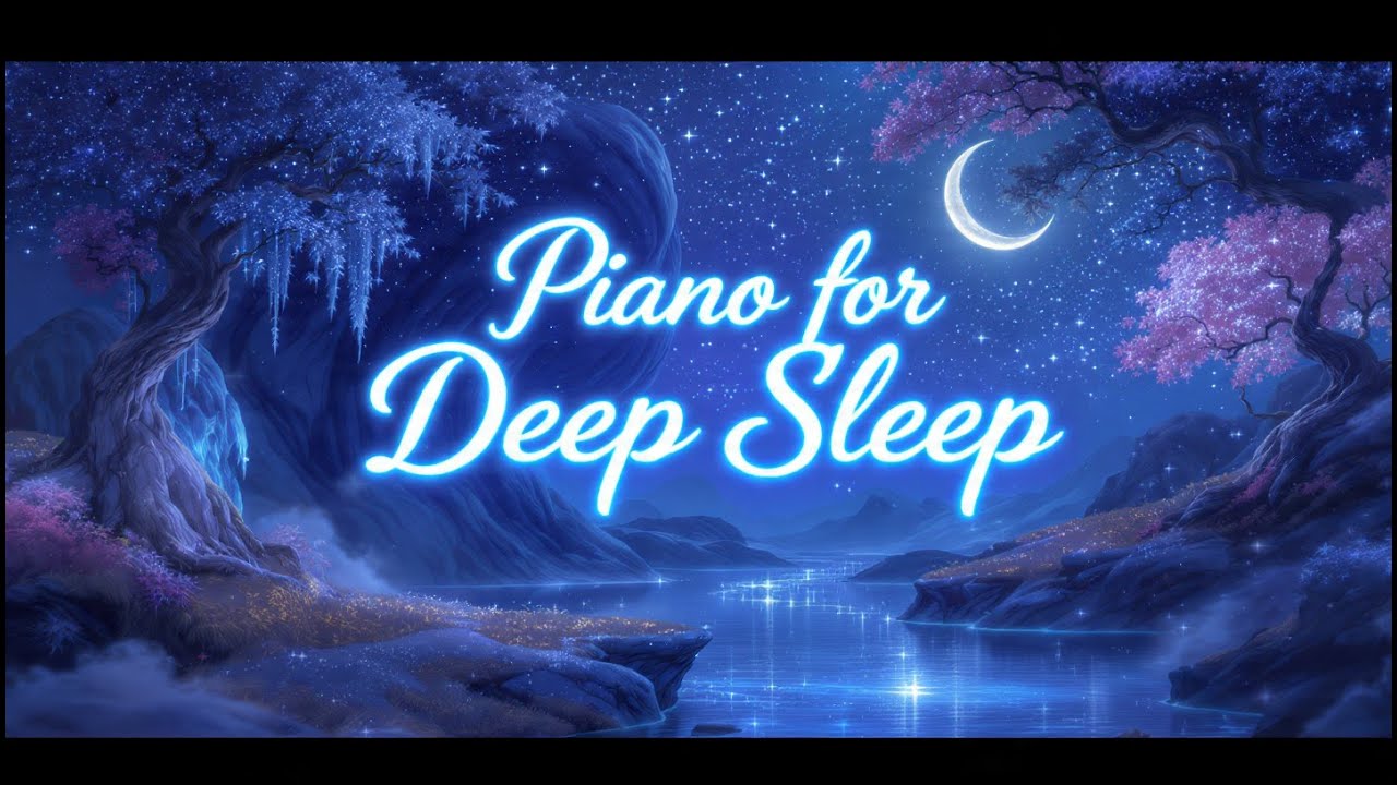 10 Hours of Sleepy Piano Music for Deep Sleep & Relaxation | Stress Relief & Study Aid
