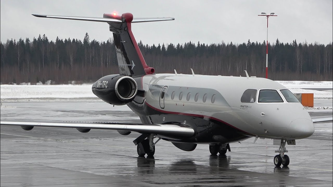Scanwings Embraer Praetor 600 OH-TFC at Tampere-Pirkkala